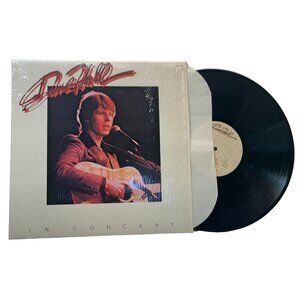 Dave Hall In Concert Vinyl LP Christian Folk in Shrink Private Press VG+/NM